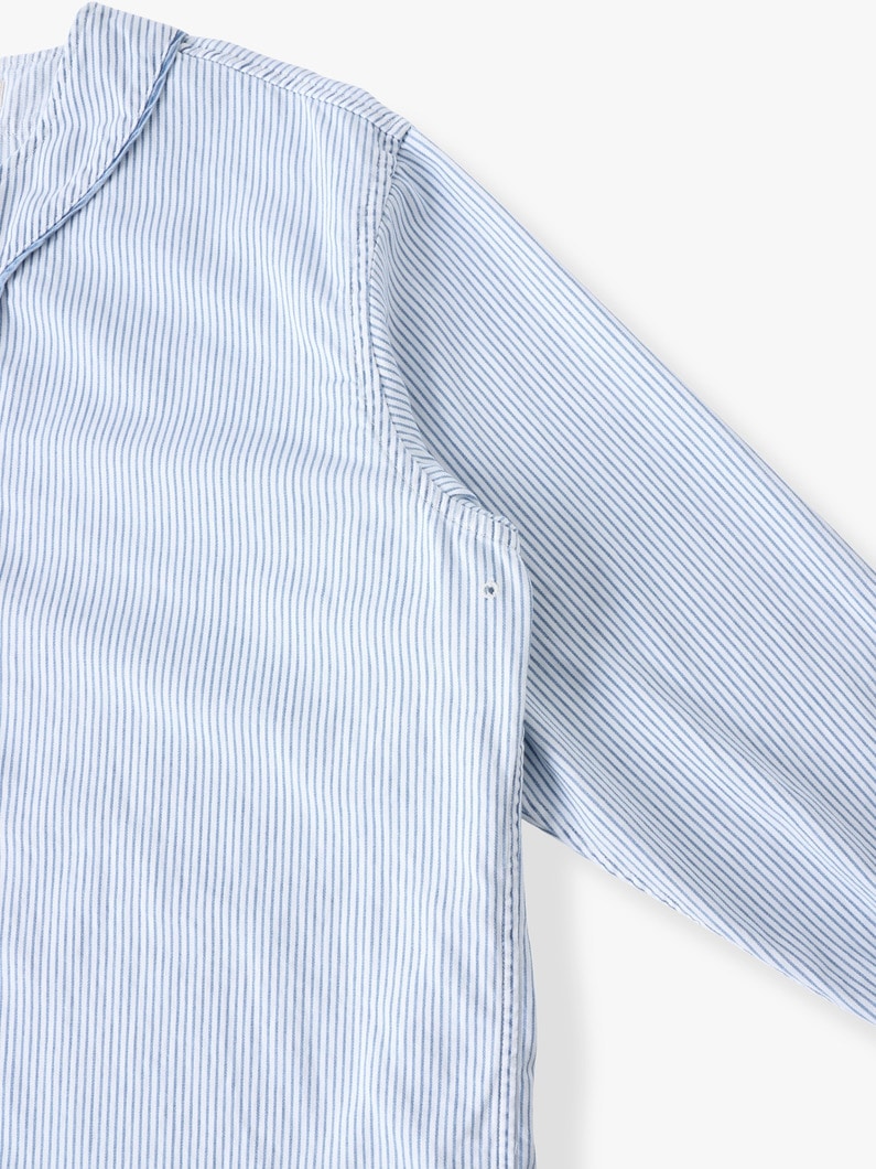 インディゴ ベースボールシャツ 詳細画像 white 2