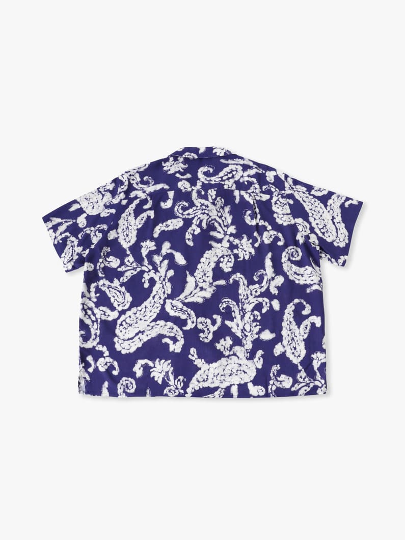 プリンテッド ショートスリーブシャツ 詳細画像 brown 1