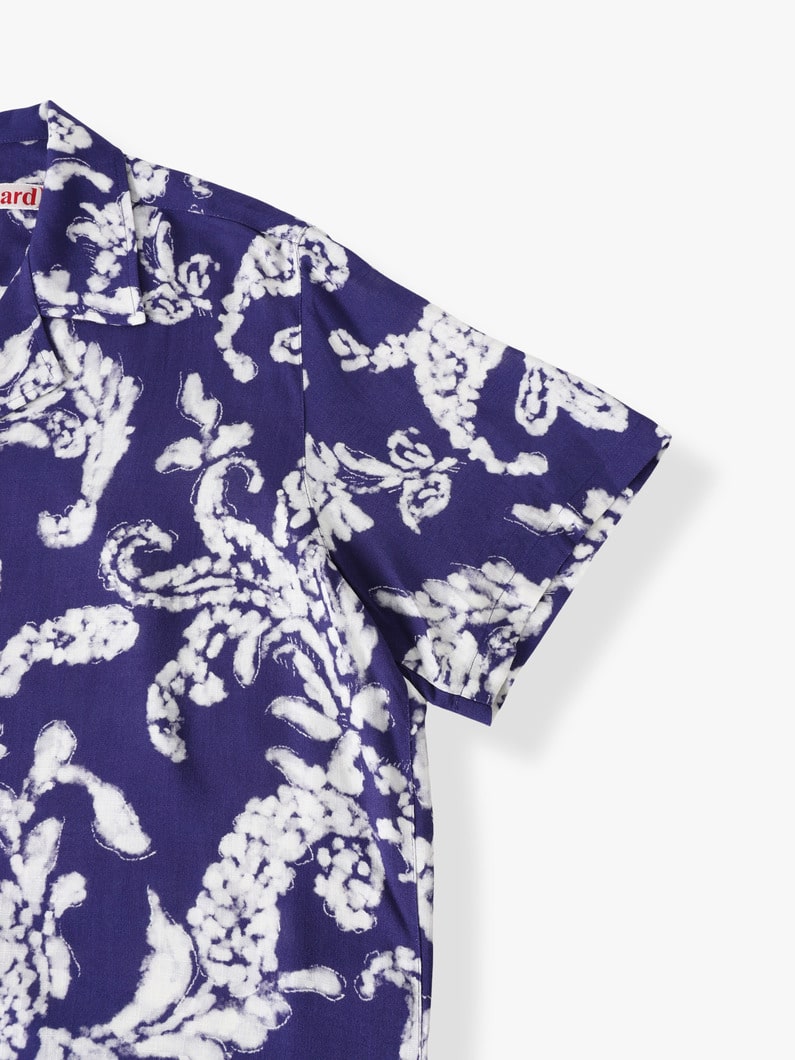 プリンテッド ショートスリーブシャツ 詳細画像 brown 2