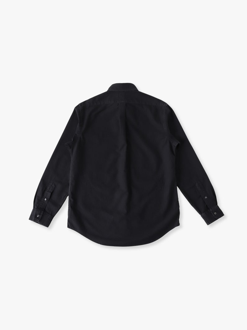 オックスフォード PPC ボタンダウンシャツ 詳細画像 black 1