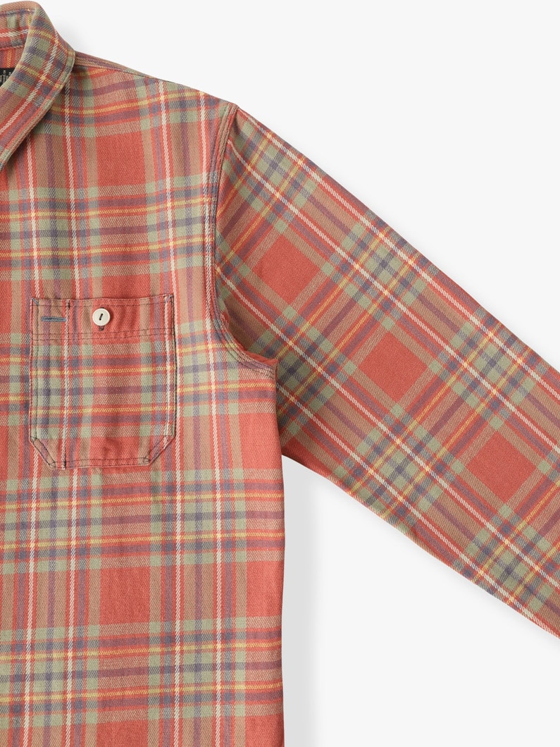 ファレル チェックシャツ 詳細画像 red 2