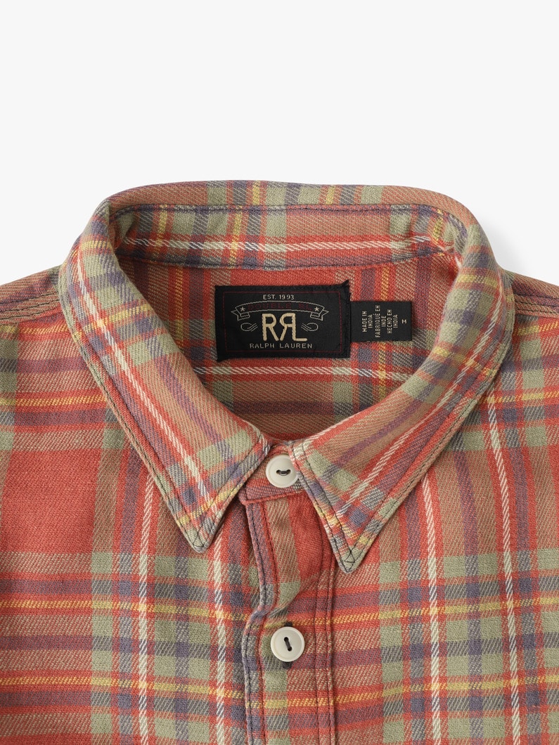 ファレル チェックシャツ 詳細画像 red 3