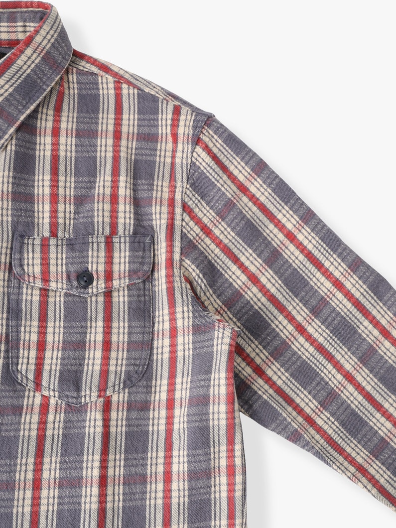 リー チェックシャツ 詳細画像 blue 2