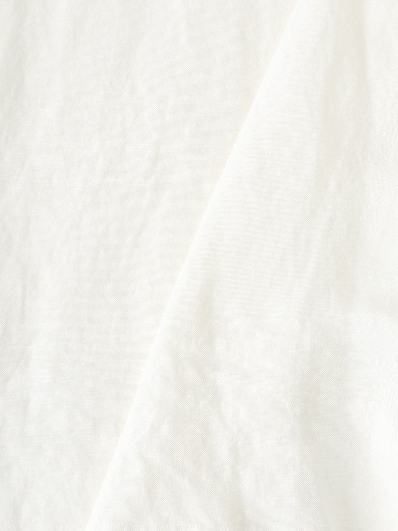 レーヨンリネン ボクシーフィット ショートスリーブシャツ 詳細画像 white 3