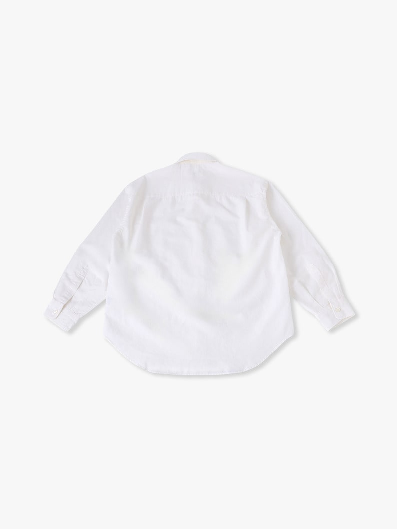 アルビニ リネン ブロードシャツ 詳細画像 white 1