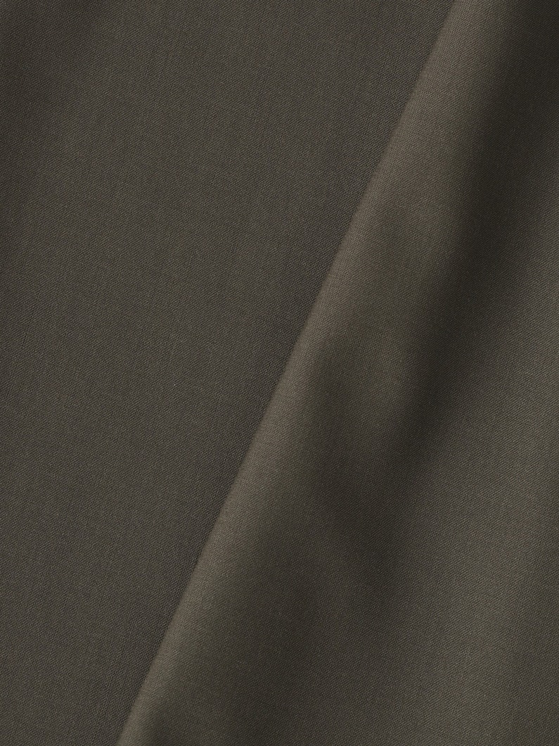 テックウール オープンカラー シャツ 詳細画像 beige 4