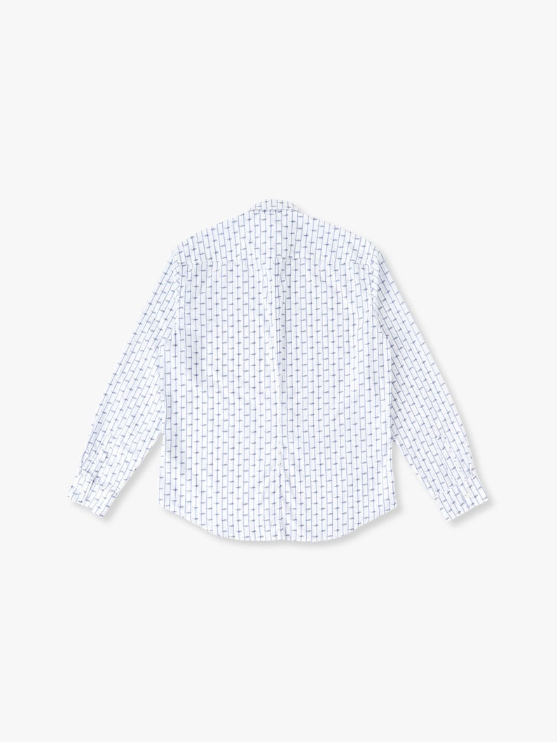 フィンバー STWH シャツ 詳細画像 white/navy 1