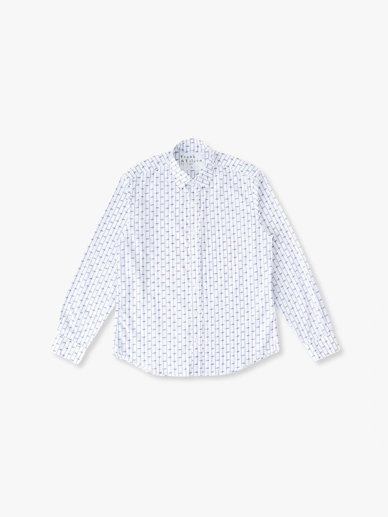 フィンバー STWH シャツ 詳細画像 white/navy 1