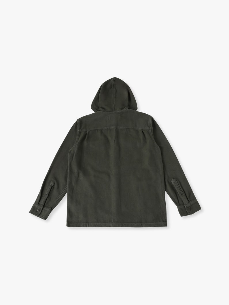 ザ フーデッド ブランケット シャツ 詳細画像 brown 1