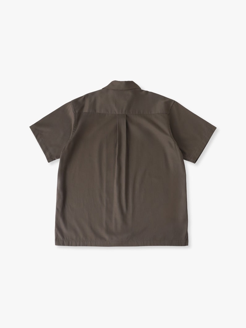 テンセルコットン オープンカラーシャツ 詳細画像 ivory 1