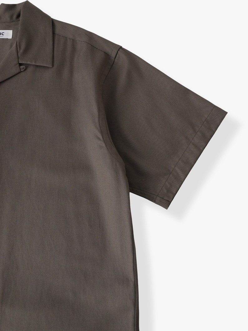 テンセルコットン オープンカラーシャツ 詳細画像 ivory 2