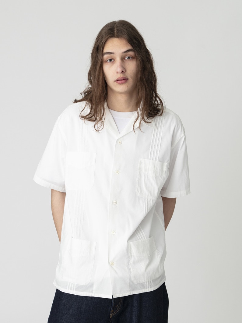 エコベロ キューバシャツ 詳細画像 white