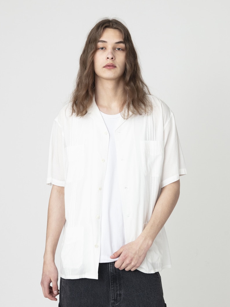 エコベロ キューバシャツ 詳細画像 white 2