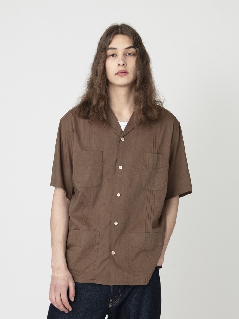 エコベロ キューバシャツ 詳細画像 brown 1