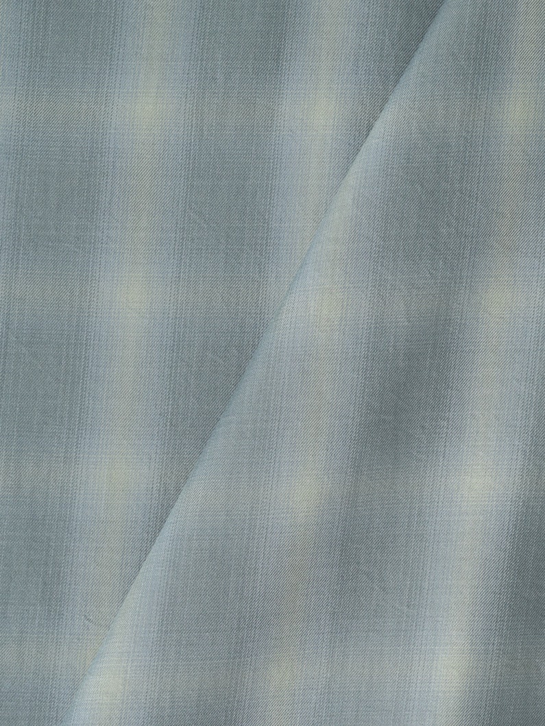 テンセル オンブレチェック ショートスリーブシャツ 詳細画像 blue 3