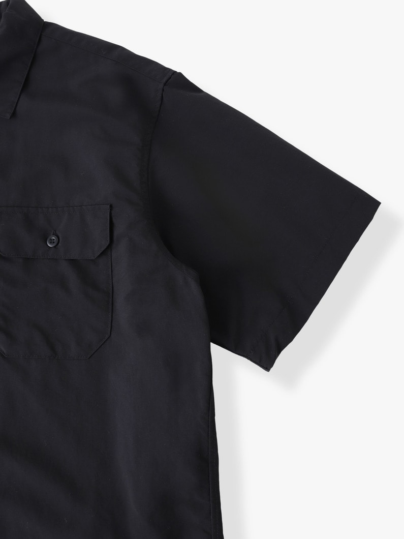 サプレックスナイロン ワーク ショートスリーブシャツ 詳細画像 black 2