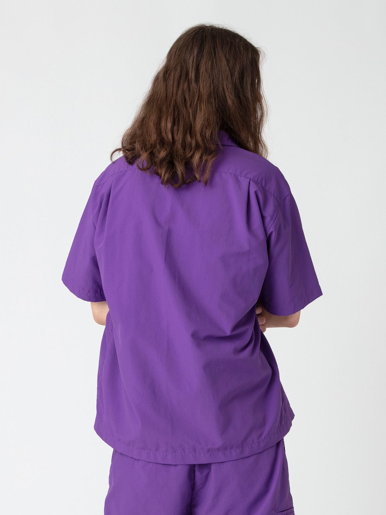 サプレックスナイロン ワーク ショートスリーブシャツ 詳細画像 purple 2