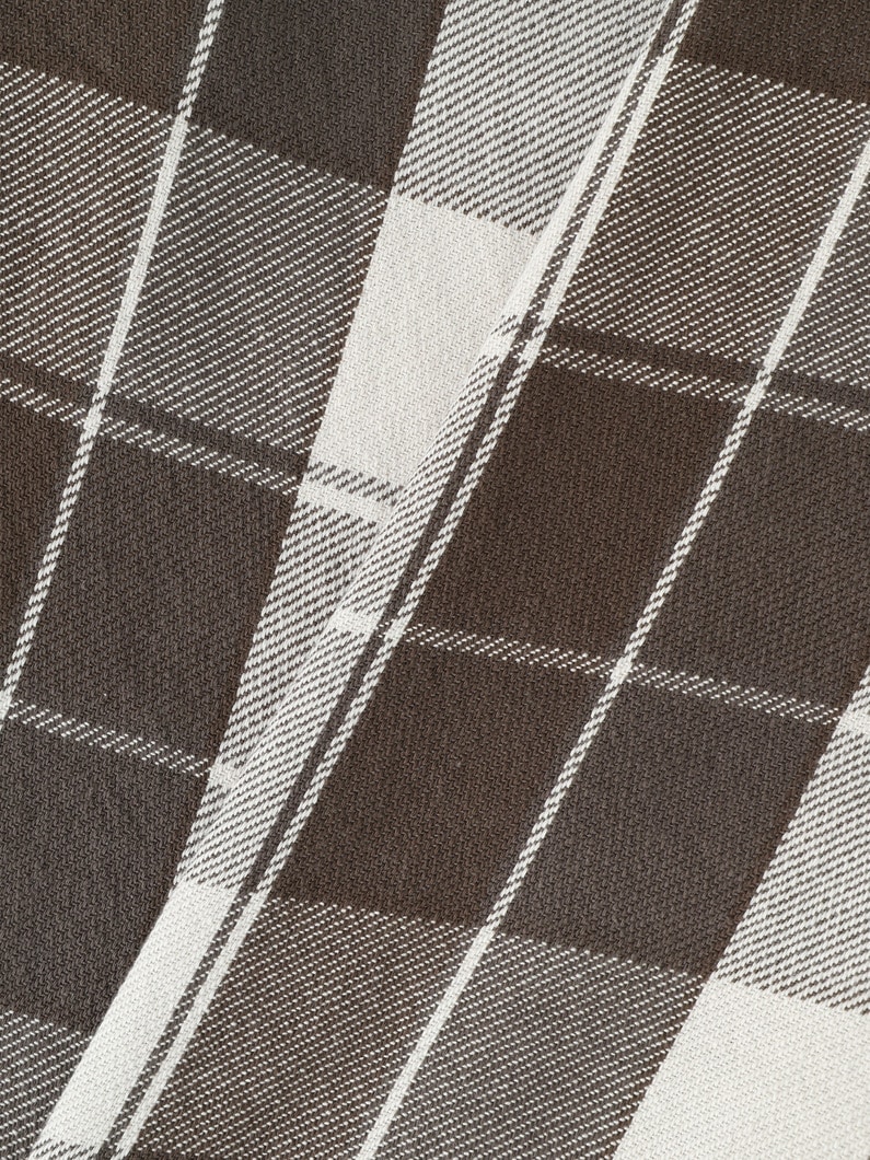 バンニング プレイド シャツ 詳細画像 brown 4