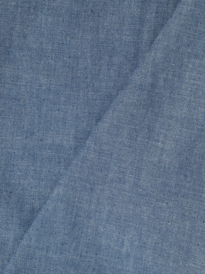 オーガニックコットン エンブロイダリー ショートスリーブシャツ 詳細画像 blue 4