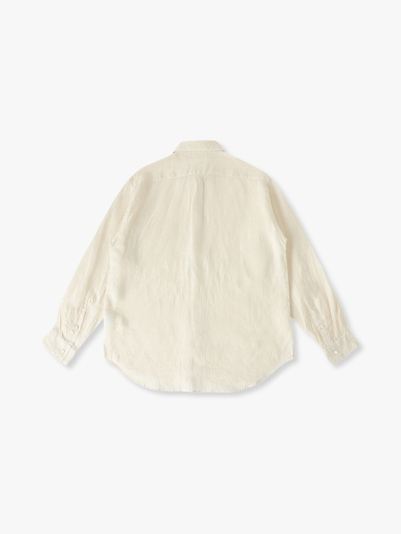 ウォッシュドリネン シャツ 詳細画像 ivory 1