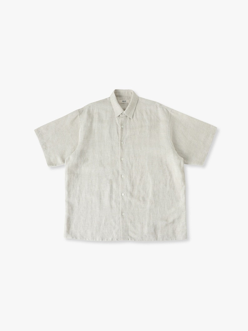 リネン ショートスリーブシャツ 詳細画像 light beige
