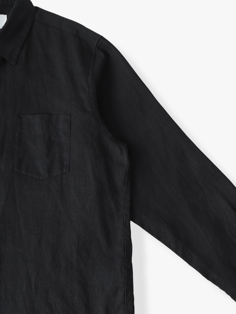 ヘンプ ブロードクロス レギュラーシャツ 詳細画像 off white 2