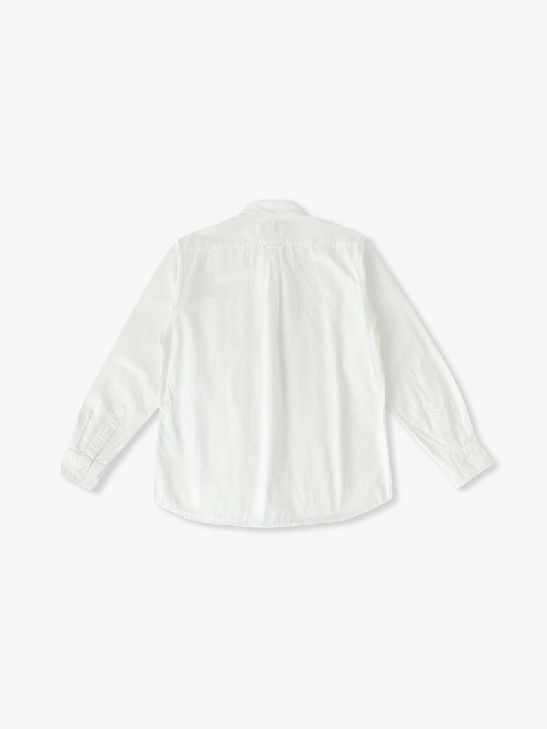 シャンブレー ボタンダウン シャツ 詳細画像 off white 1