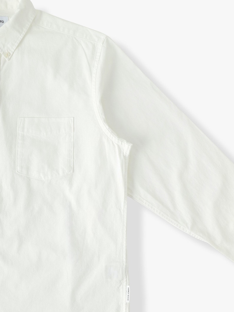 シャンブレー ボタンダウン シャツ 詳細画像 off white 2