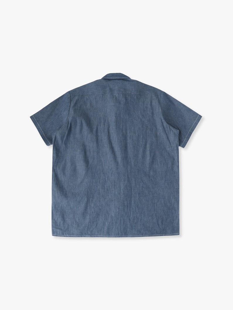 シャンブレー ショートスリーブ シャツ 詳細画像 light blue 1