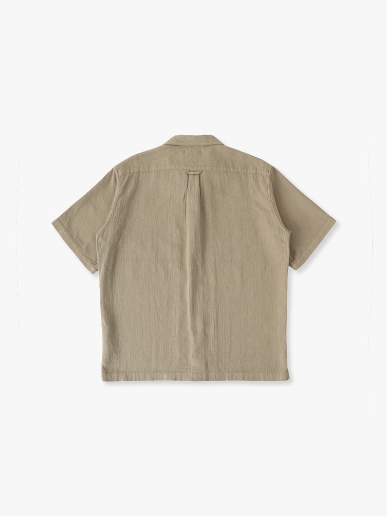 パナマメッシュ オープンカラーシャツ 詳細画像 beige 1