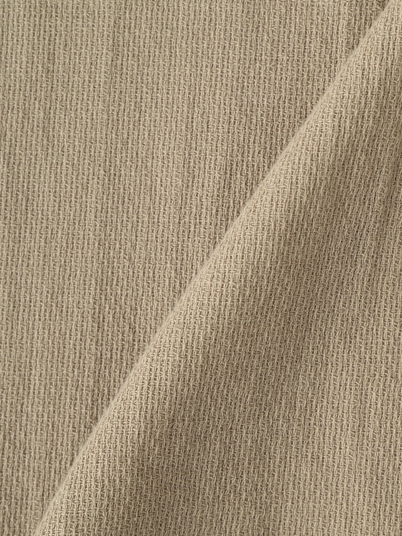 パナマメッシュ オープンカラーシャツ 詳細画像 beige 4