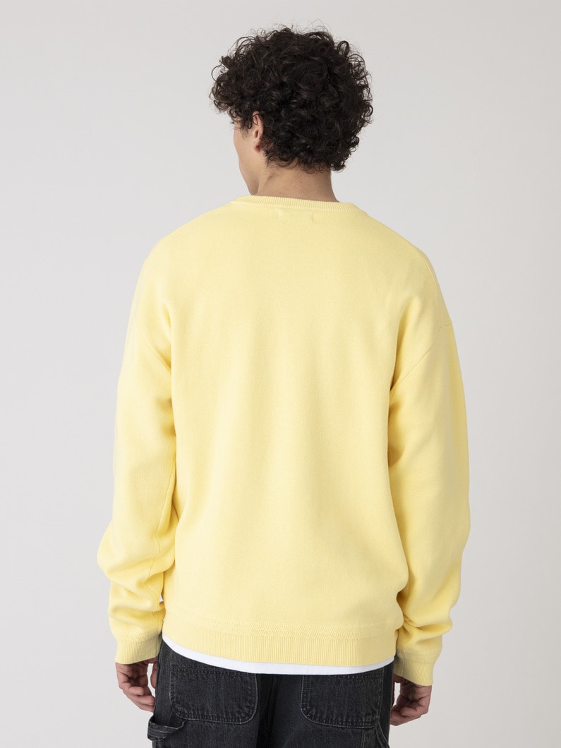 コットンリネン ダブルフェイス ニットプルオーバー 詳細画像 yellow 3