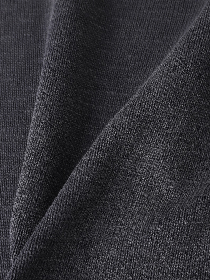 スラブコットン アシッド ニットプルオーバー 詳細画像 charcoal gray 3