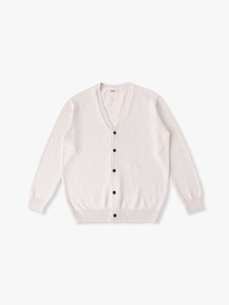 スラブコットン アシッド ニットカーディガン 詳細画像 off white 3