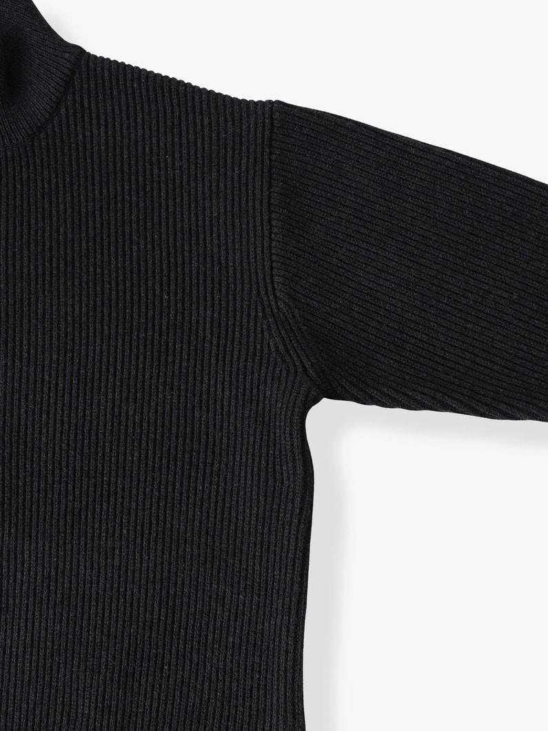 コットンカシミア ドライバーズニット ジップカーディガン 詳細画像 gray 2