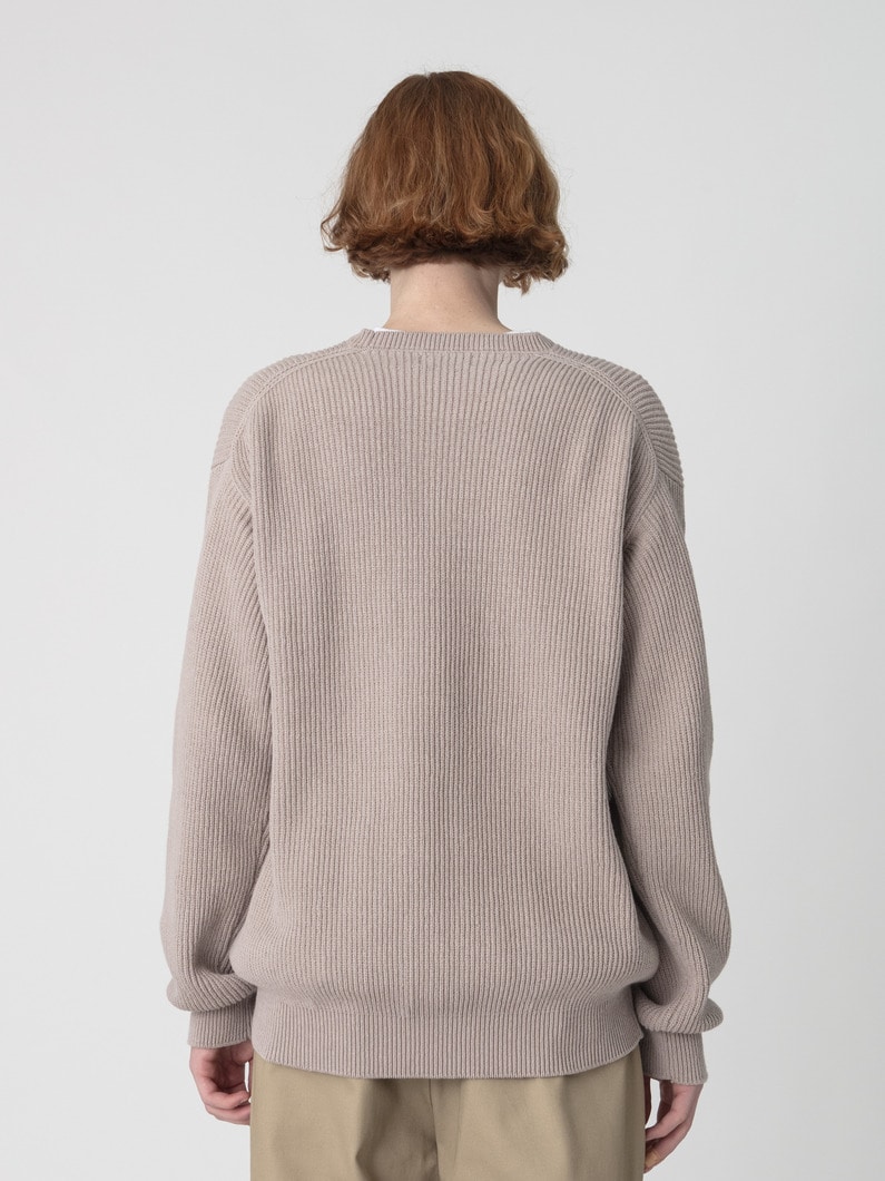 リサイクルコットン ニットプルオーバー 詳細画像 light beige 2