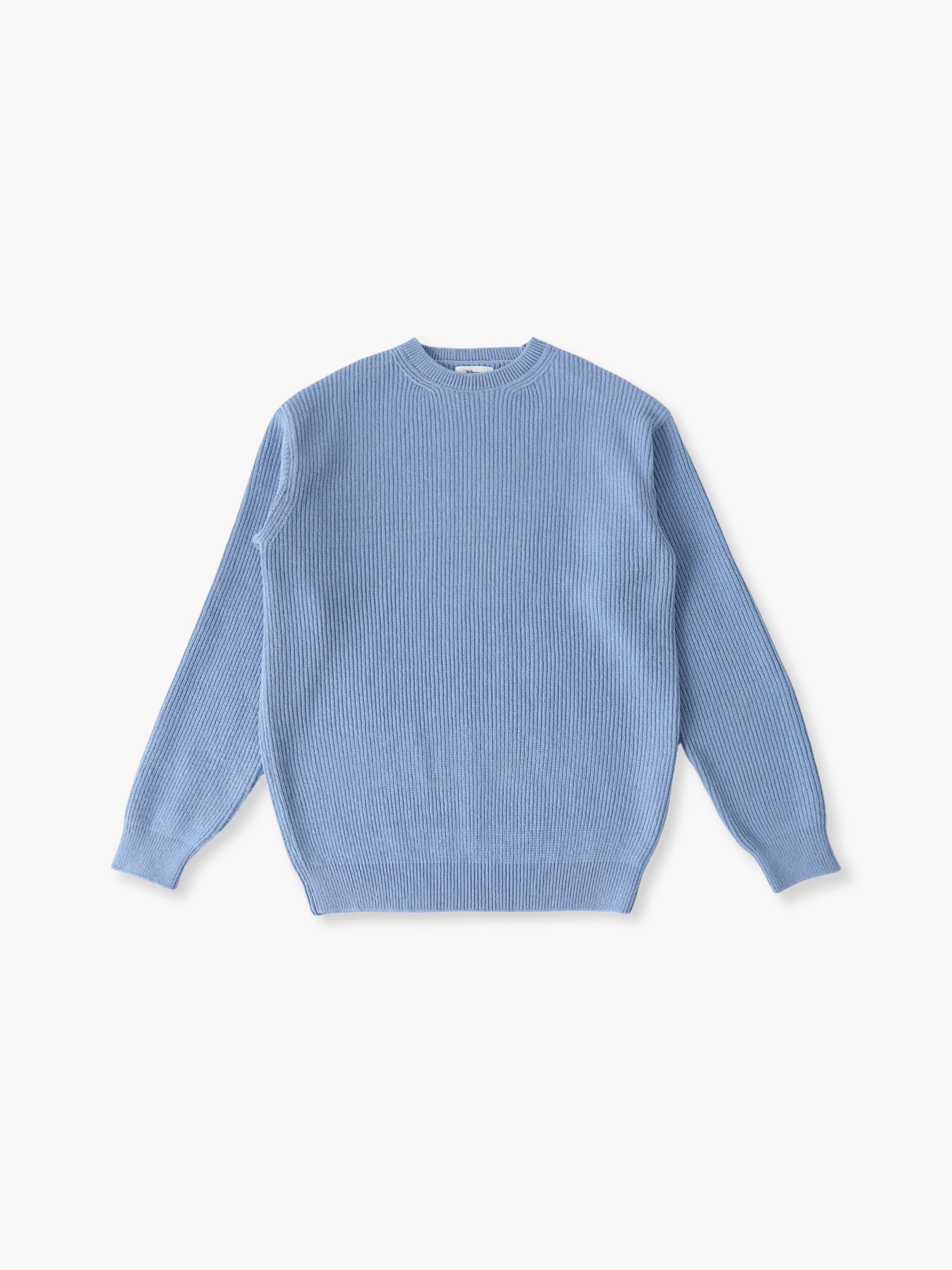 Ron Herman Cotton knit Blue XS ロンハーマン 青 Ron Herman（ロンハーマン） ニット クルーネック コットンニット