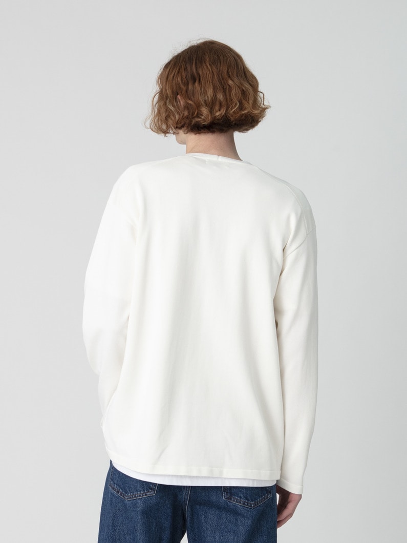 スヴィンコットン ニット カーディガン 詳細画像 off white 2