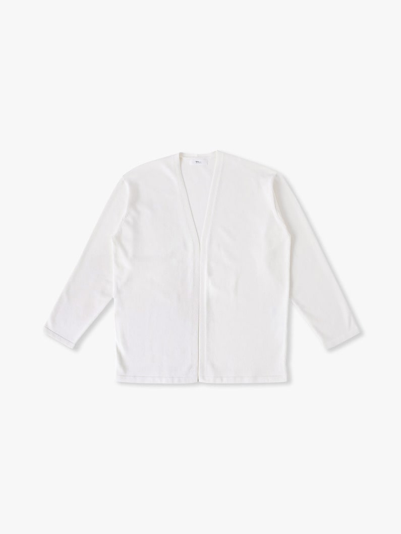 スヴィンコットン ニット カーディガン 詳細画像 off white 3