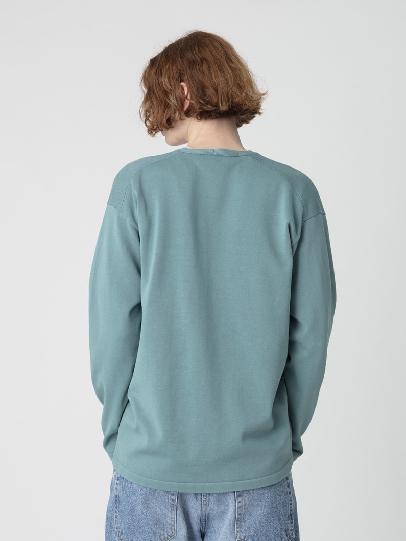 スヴィンコットン ニット カーディガン 詳細画像 green 2