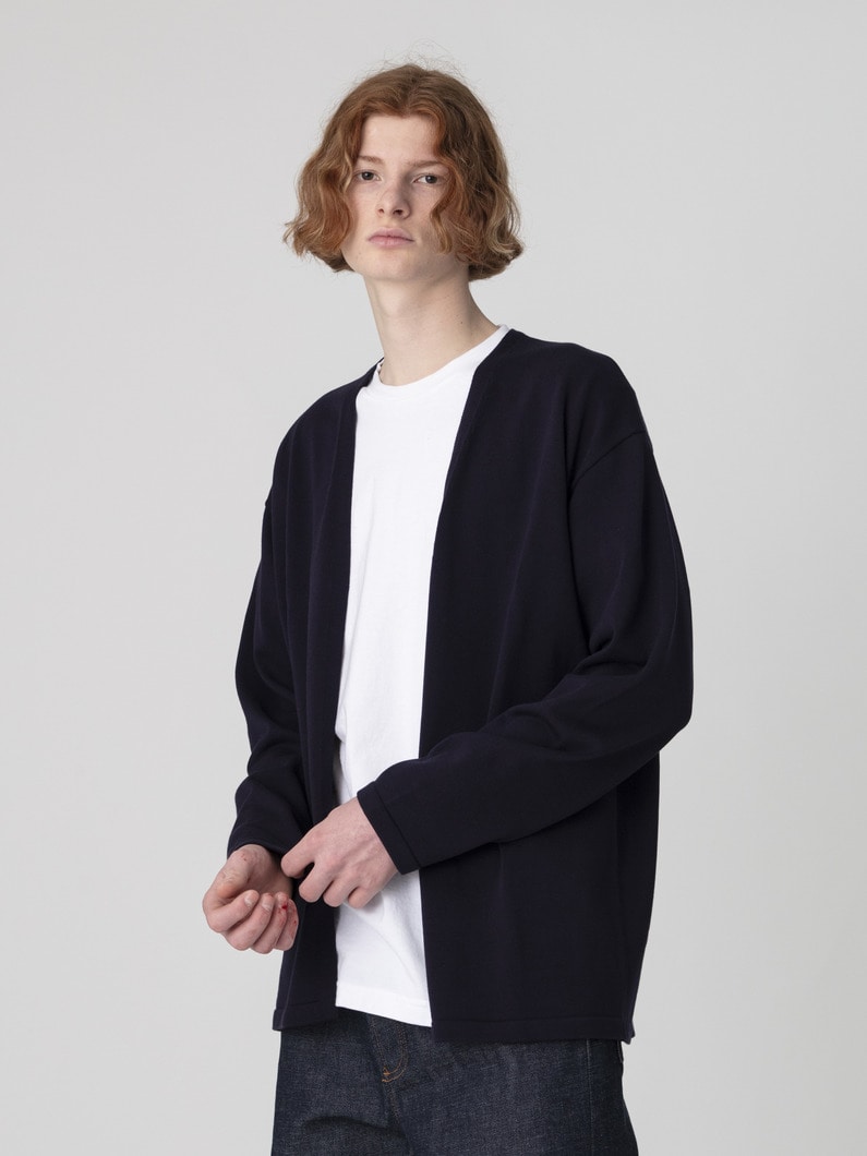 スヴィンコットン ニット カーディガン 詳細画像 navy 1