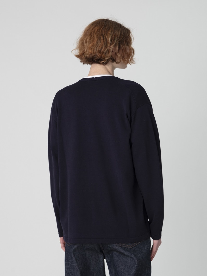 スヴィンコットン ニット カーディガン 詳細画像 navy 2