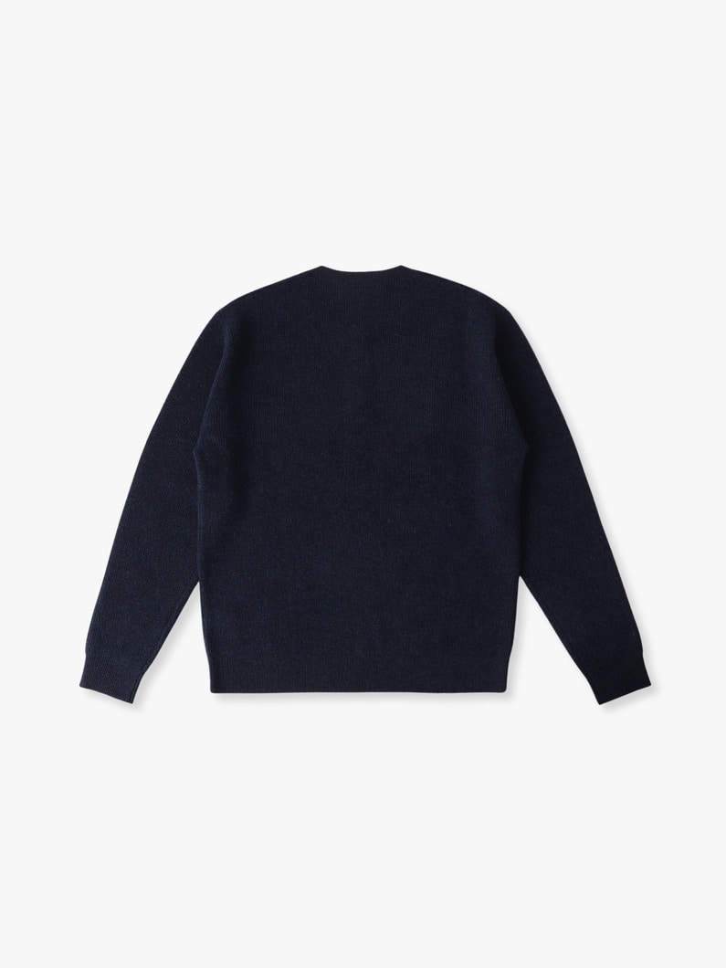 ワッフルサーマル ヘンリーネック プルオーバー 詳細画像 navy 1