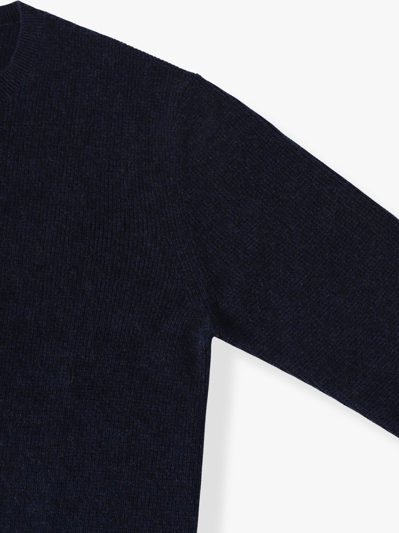 ワッフルサーマル ヘンリーネック プルオーバー 詳細画像 navy 2