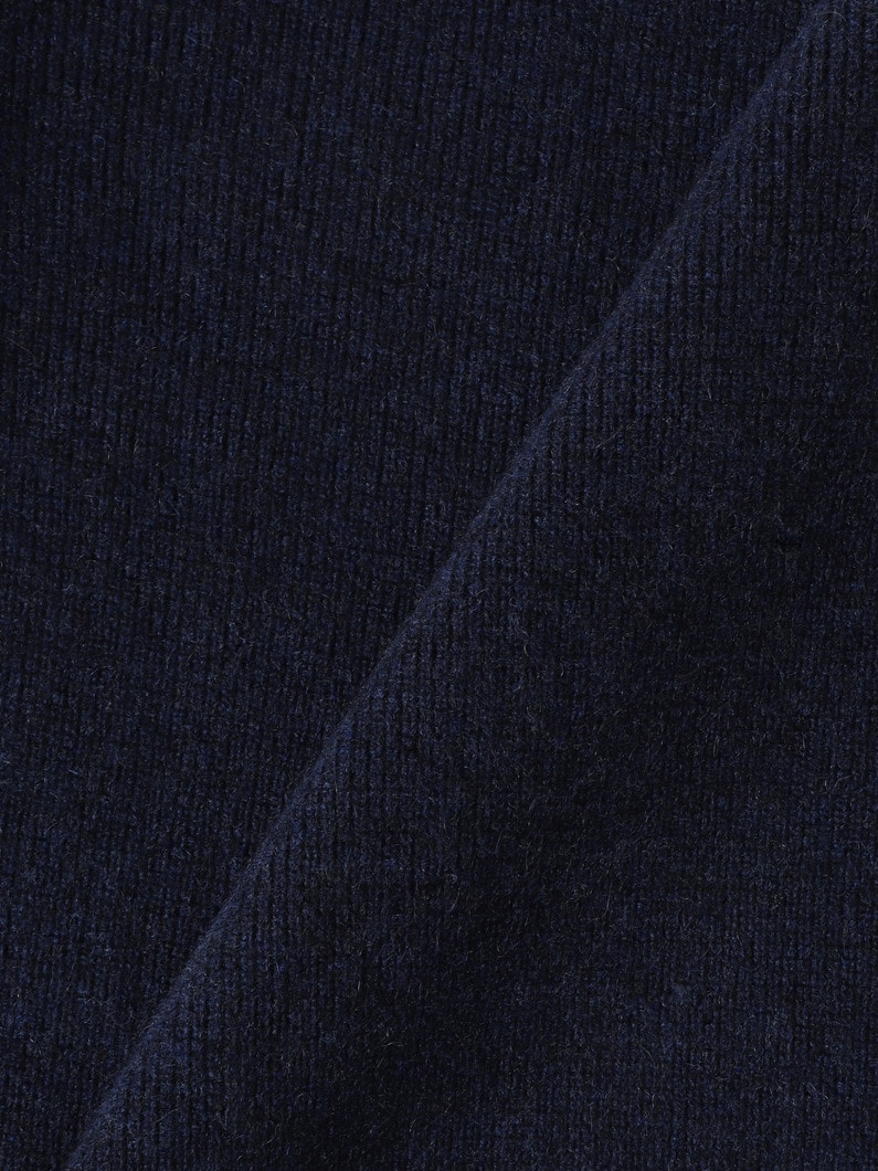 ワッフルサーマル ヘンリーネック プルオーバー 詳細画像 navy 3