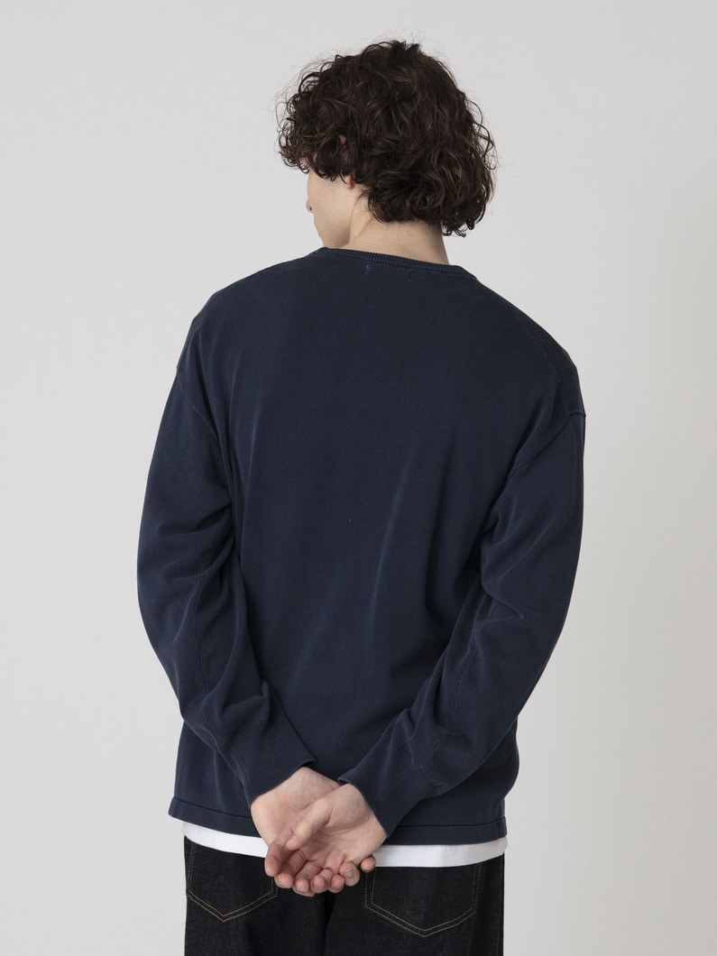 アシッド ニットプルオーバー 詳細画像 navy 2