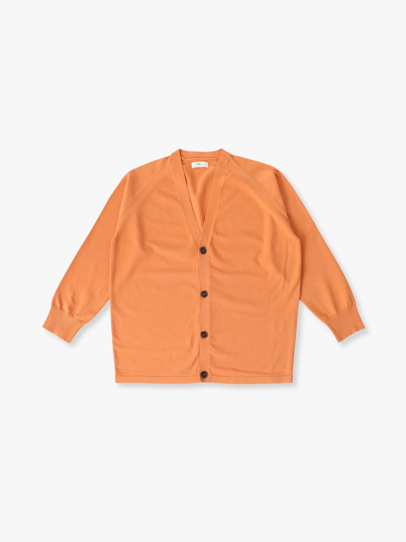 アシッド ニットカーディガン 詳細画像 orange