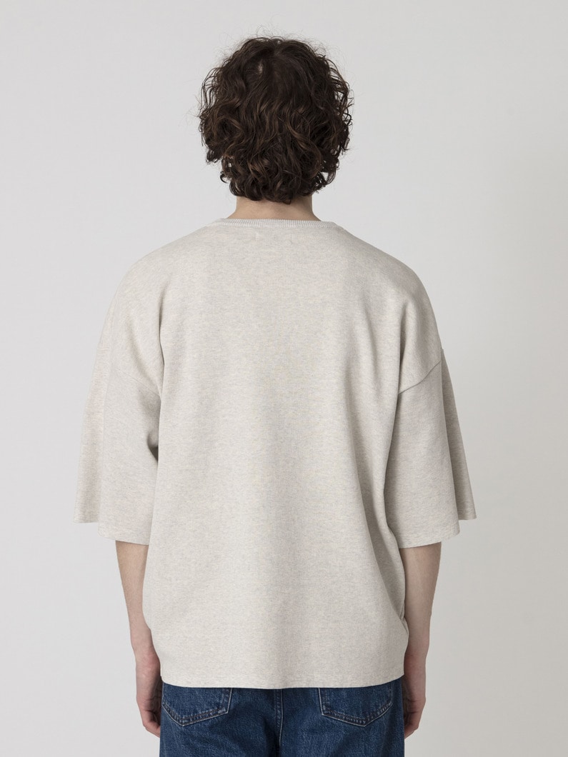 リサイクルコットン スムース ニットティー 詳細画像 light gray 2