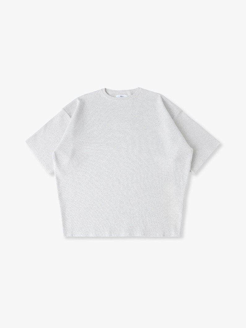 リサイクルコットン スムース ニットティー 詳細画像 light gray 3