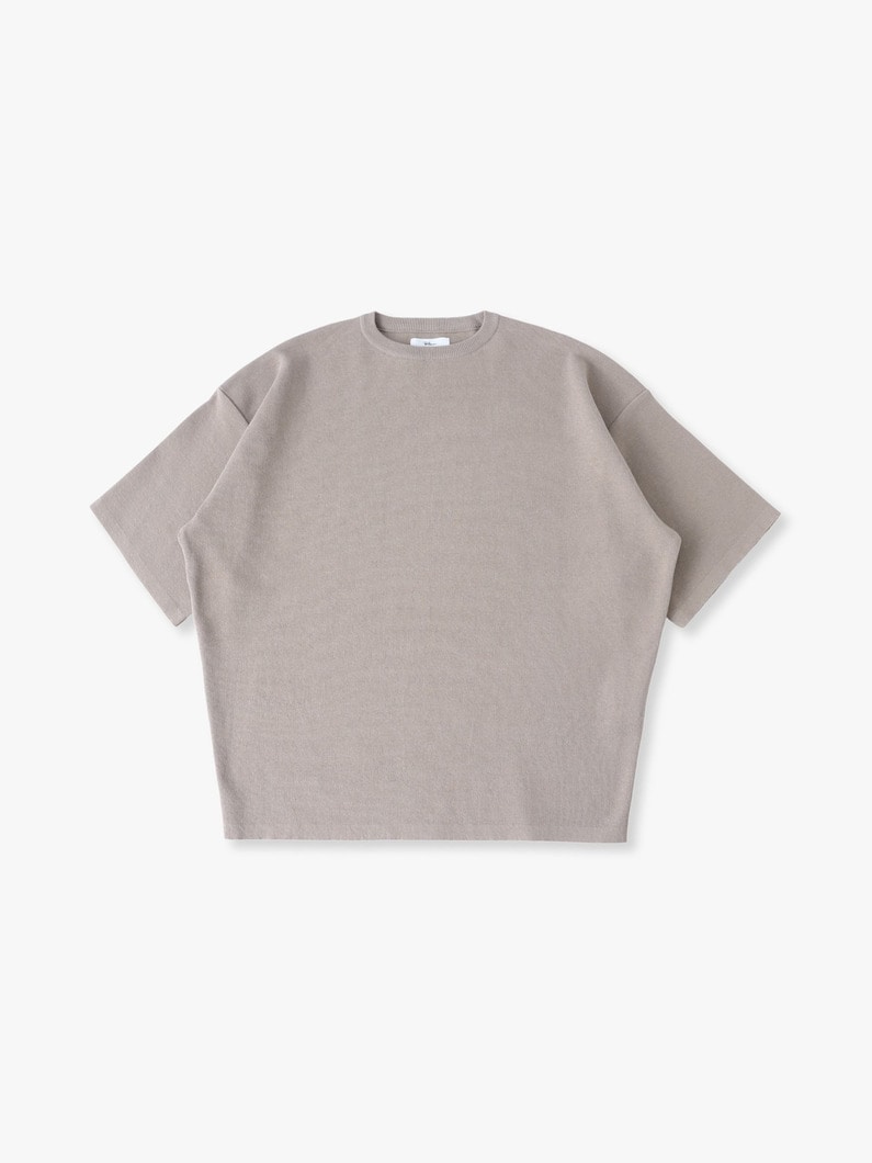 リサイクルコットン スムース ニットティー 詳細画像 greige